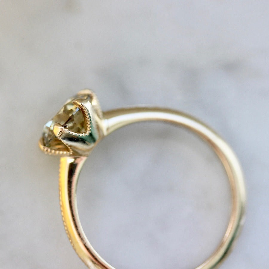 
            Kissing Sunlight Round Cut Diamond Ring