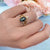Lana Salt and Pepper Hexagon Rose Cut Diamond Ring
