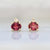 The Duo Berry Tourmaline & Diamond Earrings