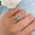 Lottie Emerald Cut Salt and Pepper Diamond Ring