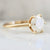 Viola Icey Round Brilliant Cut Diamond Ring in Yellow Gold