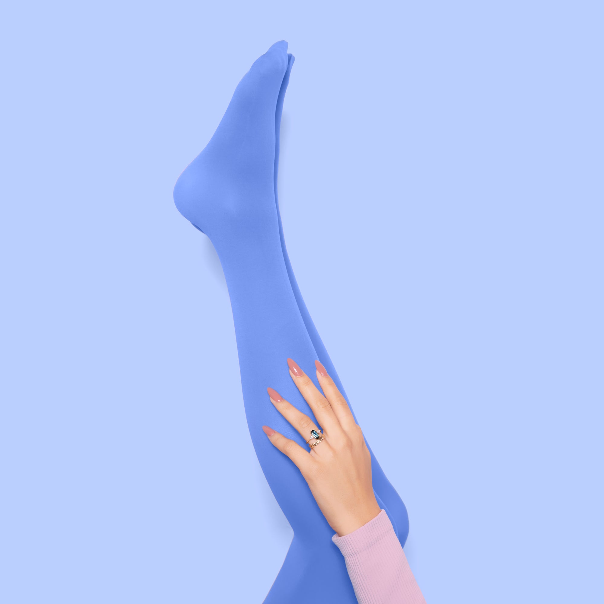 Starlet Green Emerald Cut Sapphire Ring