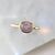 Kelty Pelechytik Pink Opalescent Oval Cut Sapphire Ring