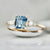 Lickety Split Blue Geo Cut Sapphire Ring