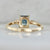 Lickety Split Blue Geo Cut Sapphire Ring