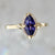 Lisbon Purple Marquise Cut Sapphire Ring