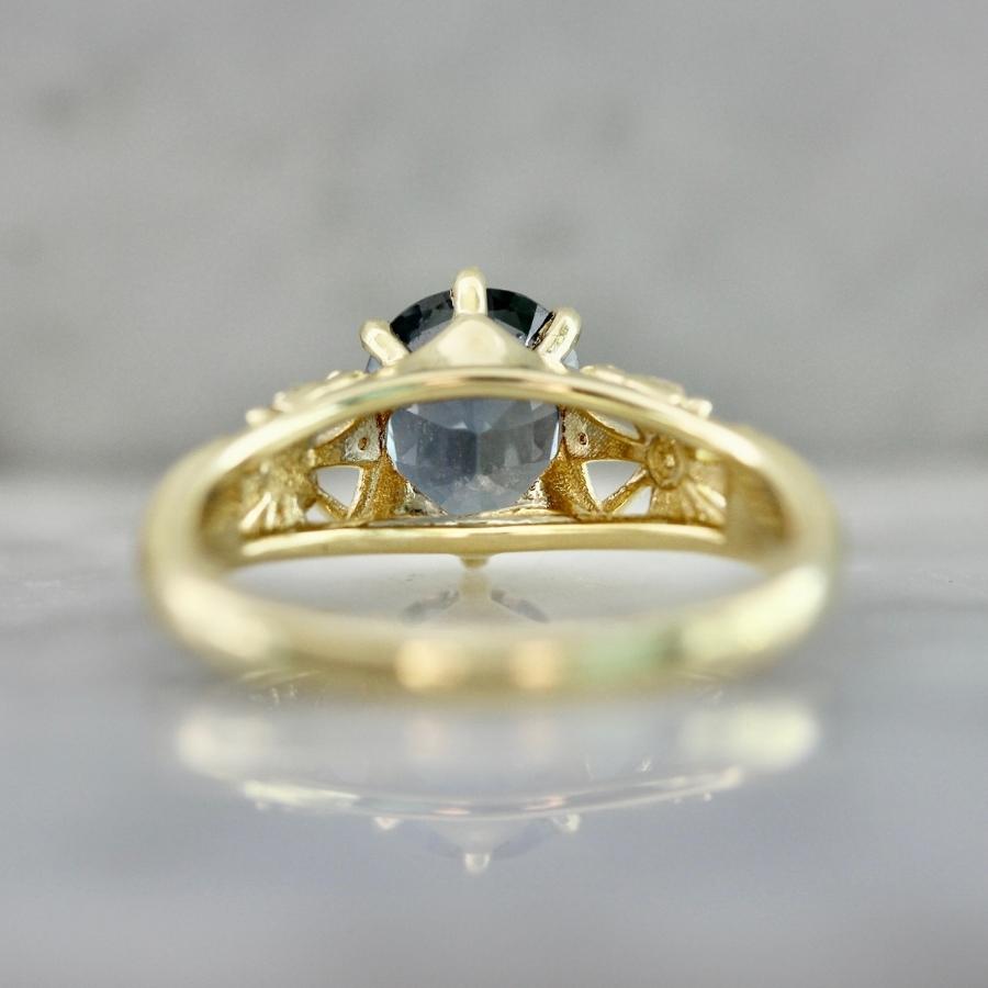 Love & Light Purple-Blue Color Change Oval Cut Sapphire Ring