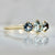 Modern Love Light Blue-Grey Hexagon Cut Sapphire Ring