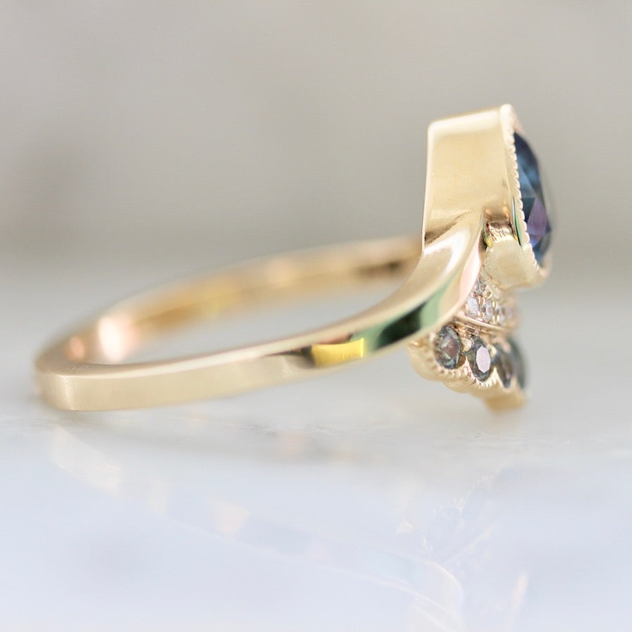 Ariel Sapphire Delight Mermaid Ring