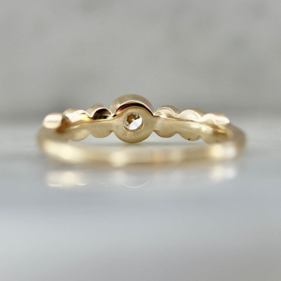 Moon Phase Diamond Ring
