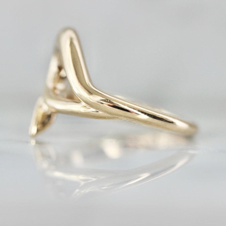 Old Money White Round Brilliant Cut Diamond Ring