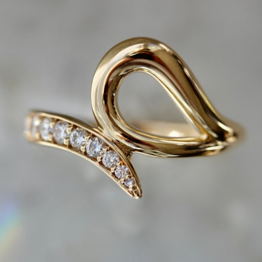 5ct Round Solitaire Diamond Engagement ring - lab diamond