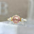 Pink Me Up Round Rose Cut Sapphire Ring