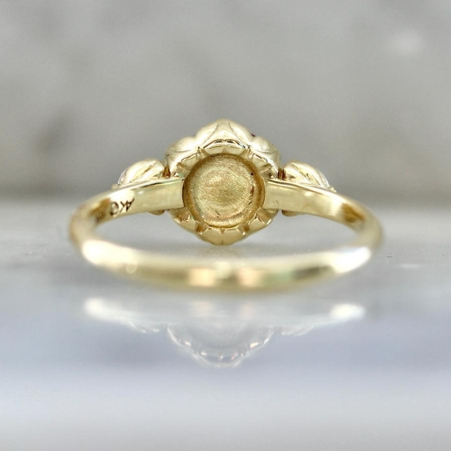 Pink Me Up Round Rose Cut Sapphire Ring