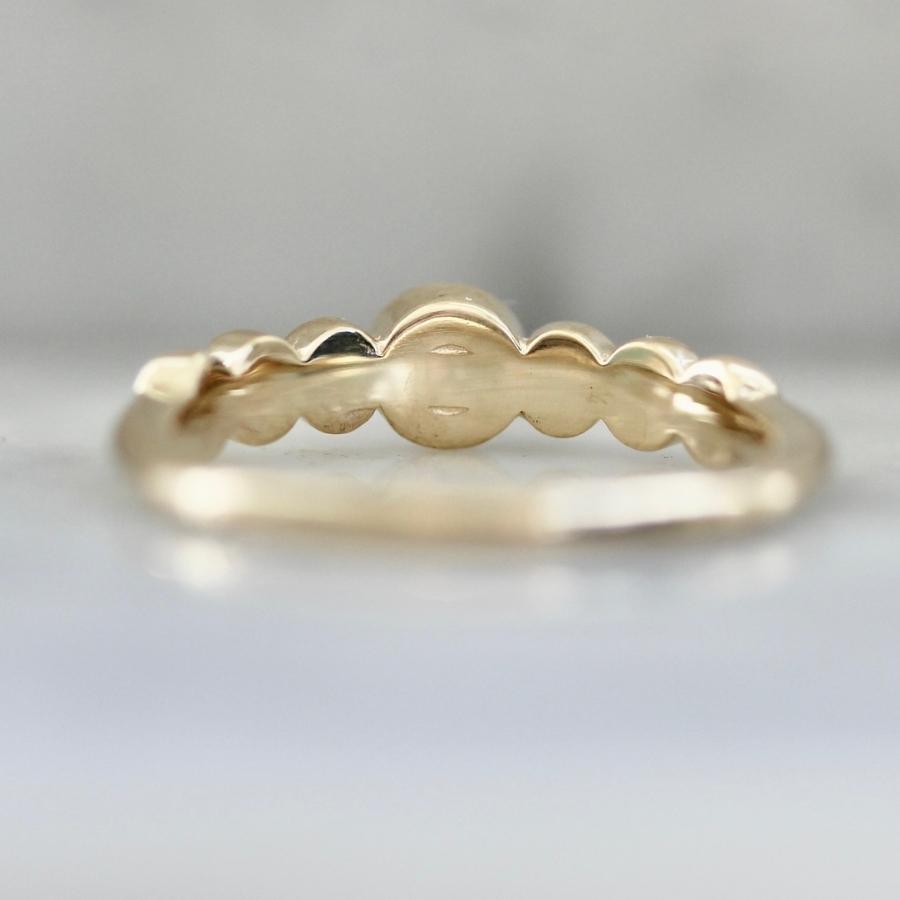 Rokosz Salt & Pepper Round Brilliant Cut Ring