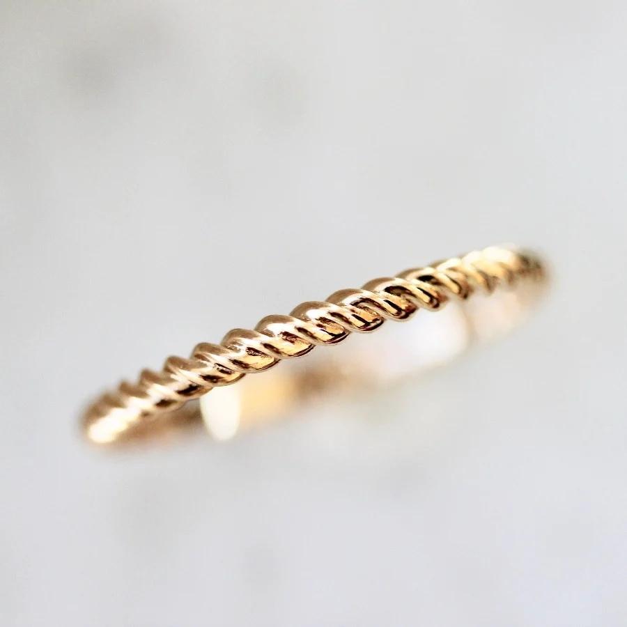 Rope Fine Gold Band