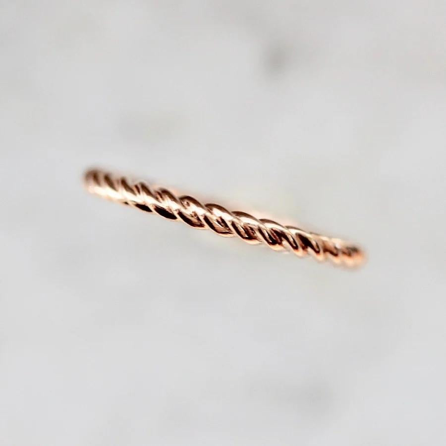 Rope Fine Gold Band