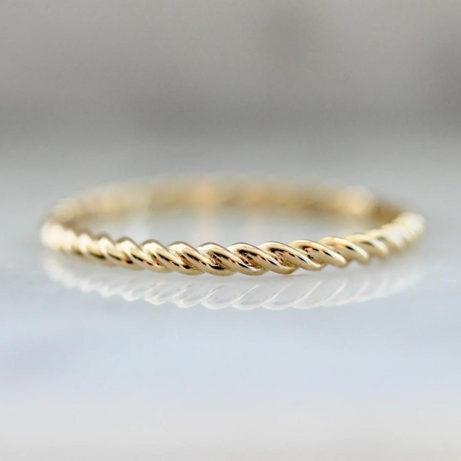 Rope Fine Gold Band