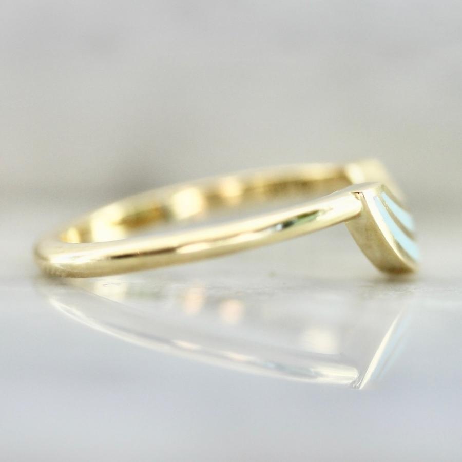 Sixth Sense Dark Teal Marquise Cut Sapphire Ring Set