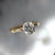 Star Born Salt & Pepper Round Brilliant Cut Diamond Ring