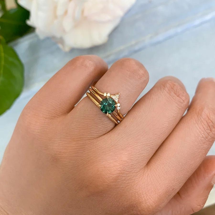 Stella Milgrain Gold Band