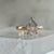Zahara Salt & Pepper Pear Cut Diamond Ring