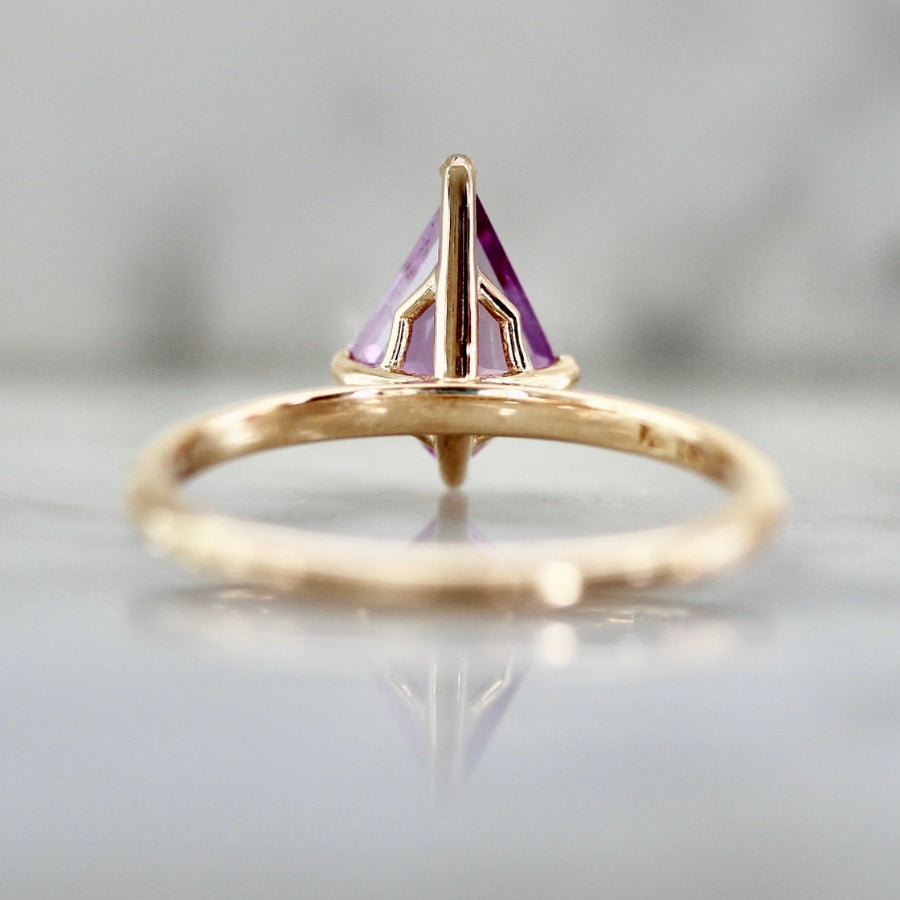 Sugar Surge Pink Kite Cut Sapphire Ring