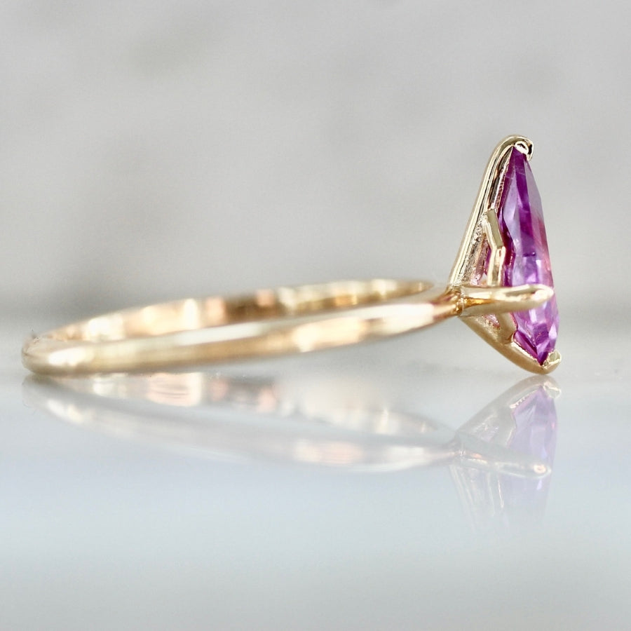 Sugar Surge Pink Kite Cut Sapphire Ring