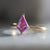 Sugar Surge Pink Kite Cut Sapphire Ring