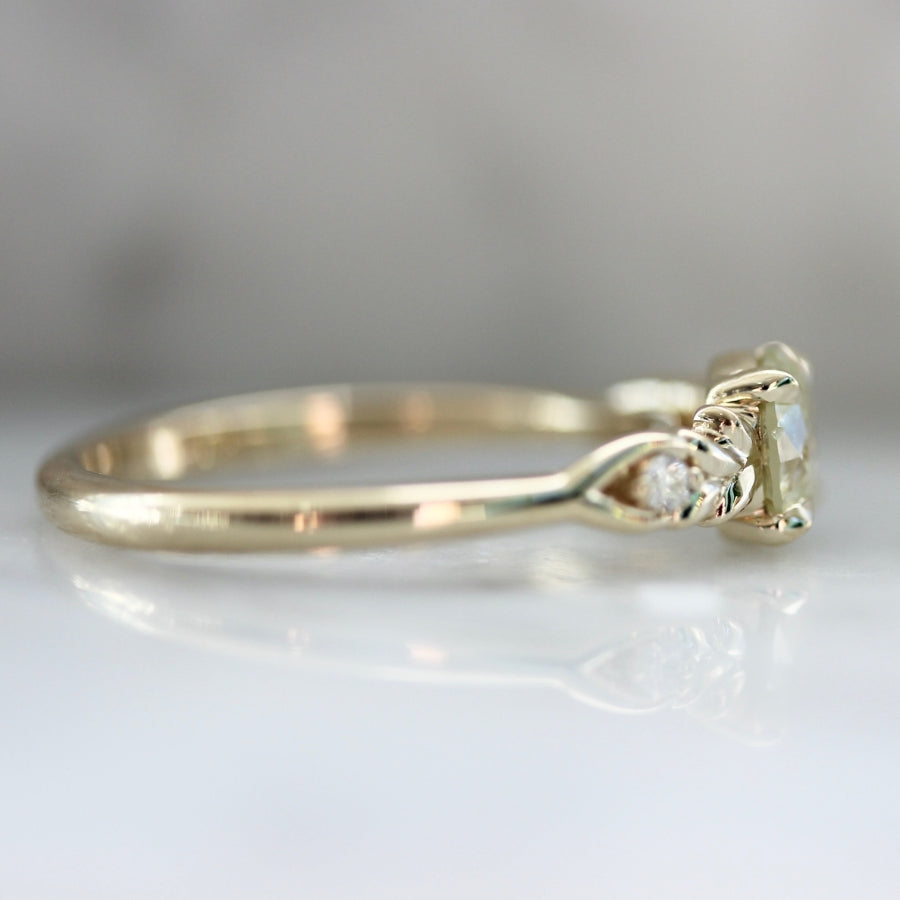 Sun Chaser Yellow Round Brilliant Cut Diamond Ring