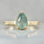 Sweet Mint Green Pear Cut Sapphire Ring