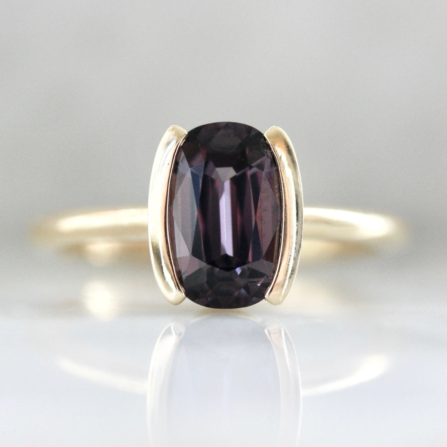 Third Act Purple Cushion Cut Spinel Ring