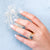 Cici Blue Rose Cut Sapphire & Diamond Ring