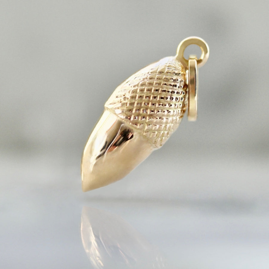 Vintage Acorn Charm
