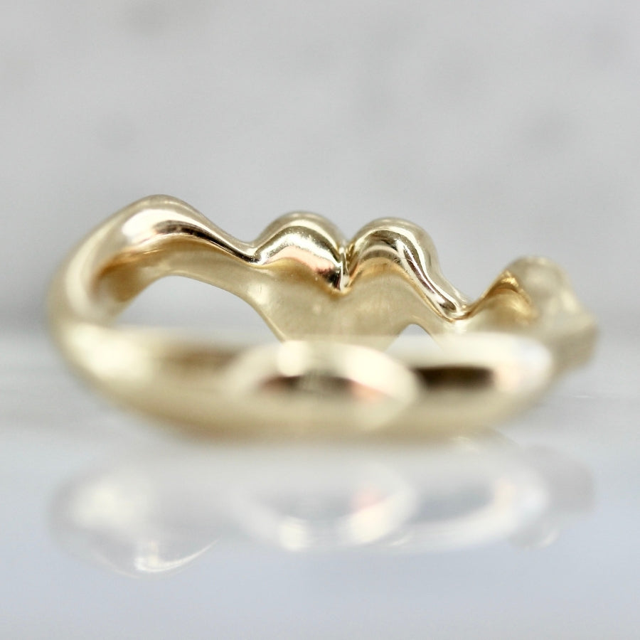 We Clicked Gold Heart Band