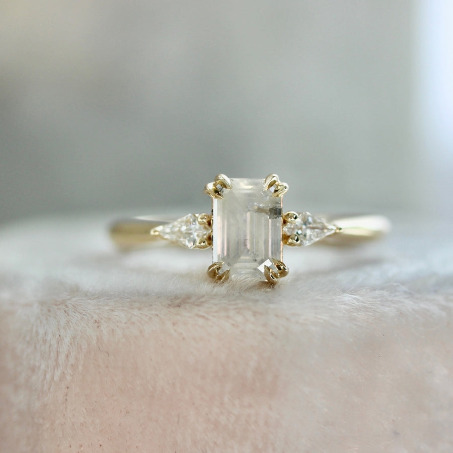 
            Whipped Dream Icy Emerald Cut Diamond Ring