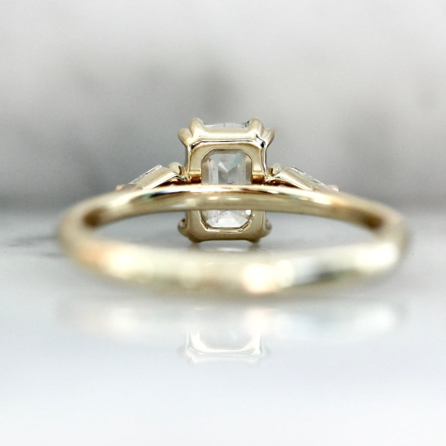 Whipped Dream Icy Emerald Cut Diamond Ring