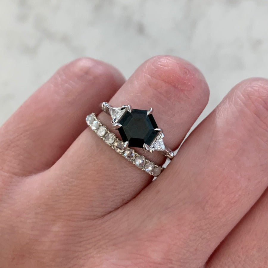 Keats Icy Rose Cut Diamond Band