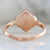 Aimee Kennedy Ring Current Ring Size 6.75 Dahlia Diamond Rose Gold Diamond Ring