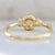 Aimee Kennedy Ring Current Ring Size 6.75 Everlasting Peach Sapphire & Diamond Ring