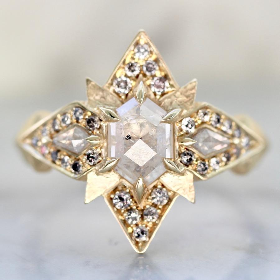 Aimee Kennedy Ring Current Ring Size 7.25 Katniss Hexy Diamond Ring