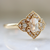 Delilah Curvy Rose Cut Diamond Ring