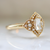 Delilah Curvy Rose Cut Diamond Ring