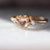 Aimee Kennedy Ring Everlasting Peach Sapphire & Diamond Ring