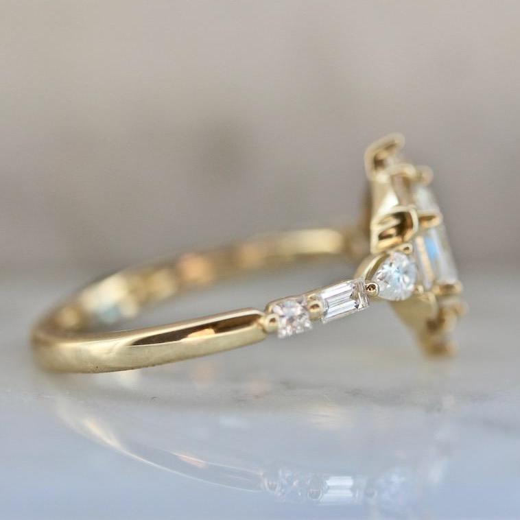 
            Anastassia Sel Ring Versailles Hexagon Cut Diamond Ring