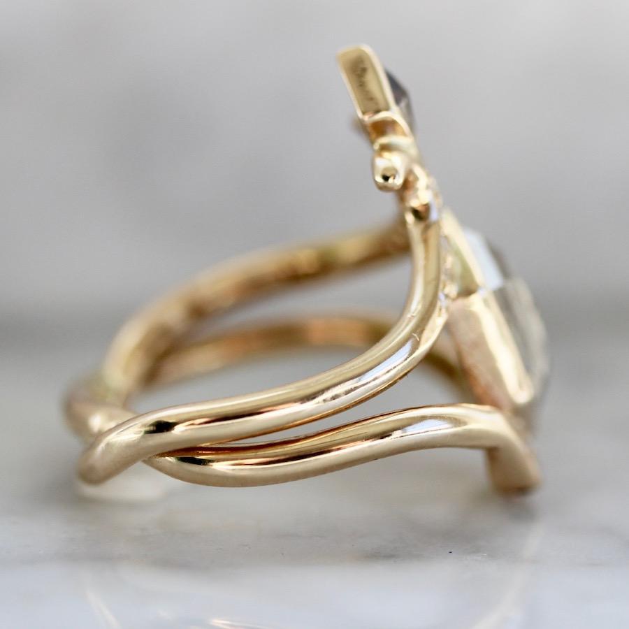 Army Of Rokosz Ring Current Ring Size - 6 Nagini Goddess Hexy Cut Diamond Ring