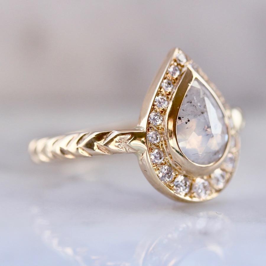 Army Of Rokosz Ring Gemma Pear Cut Diamond Ring