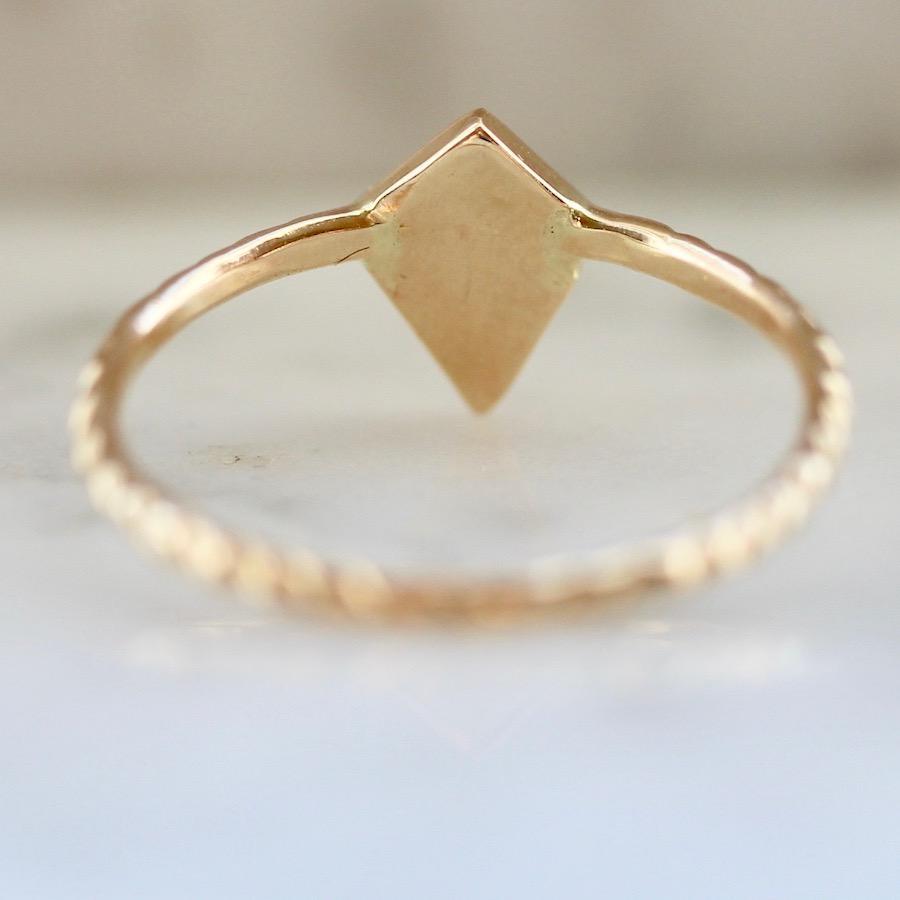 Army Of Rokosz Ring Lunar Black Diamond Kite Ring