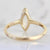 Attic Gold Ring Unicorn Dreams Marquise Cut Diamond Ring