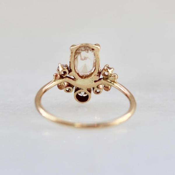 Bread and Circus Ring Bread and Circus Champagne Oval Rose Cut Diamond Ring